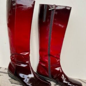 Aquatalia Ombre Red Boots